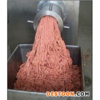 供應(yīng)山東華鋼凍肉絞肉機/100型號凍肉絞肉機設(shè)備