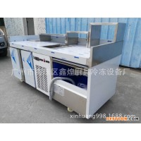 冰友商用制冰機(jī)方塊冰臺式制冰機(jī)工作臺奶茶咖啡店冷飲操作臺設(shè)備