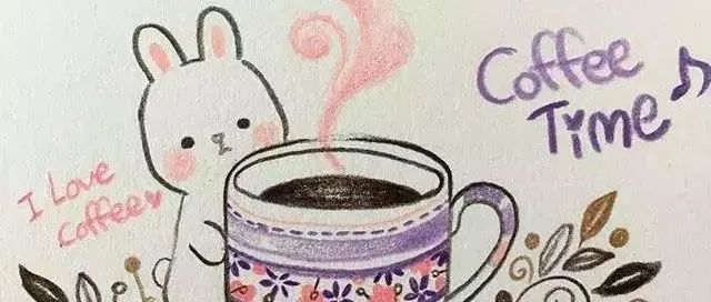 超萌咖啡主題鉛筆畫，速度圍觀！